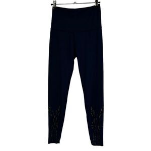 Beyond Yoga‎ High Waist Legging Shine Applique Detail Blue XS